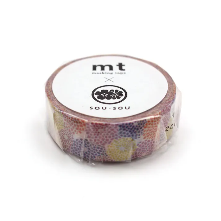マスキングテープ mt SOU・SOU 菊づくし MTSOU09