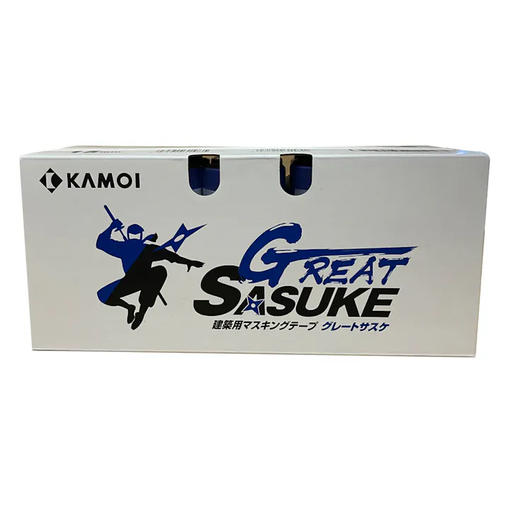 マスキングテープ GREAT SASUKE 建築塗装用 幅15mm×長さ18m 80巻入 小箱