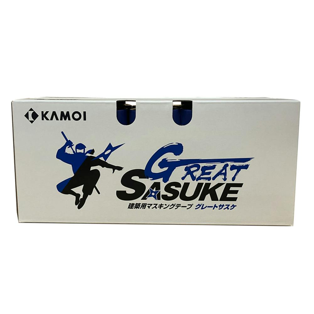 カモイ GREAT SASUKE 建築用マスキングテープ 30mm×18m 小箱 | ペンキ