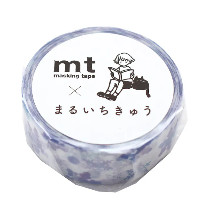 カモ井加工紙 mt マスキングテープ まるいちきゅう 雪の結晶 MTMARU05 15mm×7m
