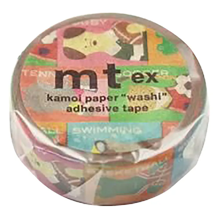 mt ex マスキングテープ 動物×スポーツ 15mm×7m