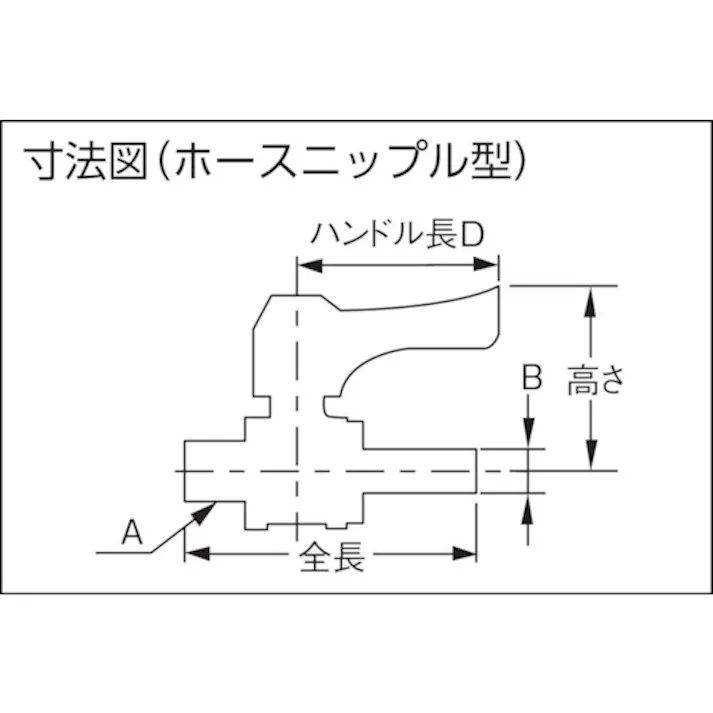 【CAINZ-DASH】カクダイ ミニチュアボールバルブ 呼び径(A)R1/8 全長57.4 オレンジ 651-905-1/8X6.0【別送品】