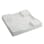カクダイ 洗濯機用防水パン ホワイト 640×640 426-426-W