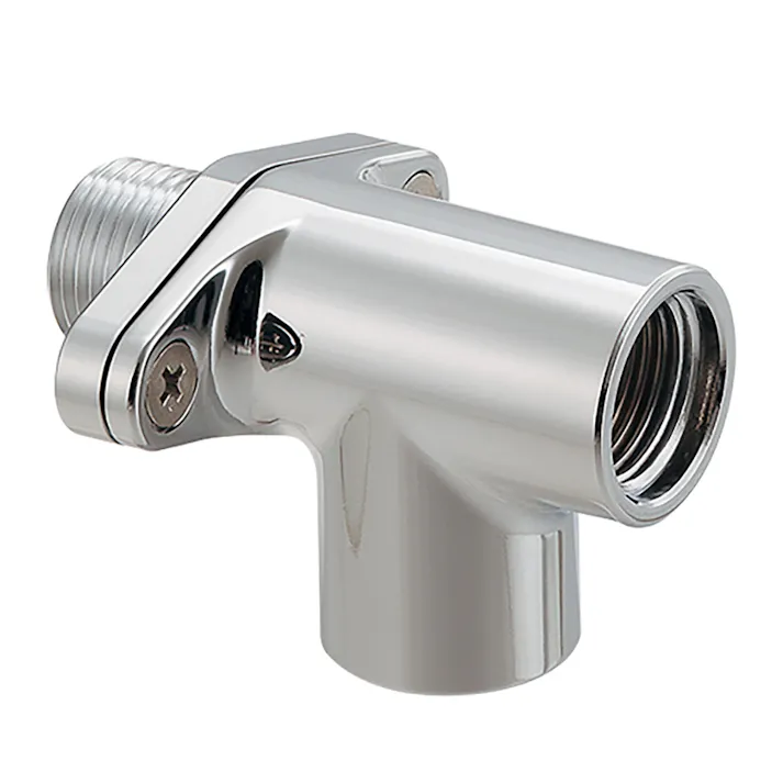 カイダイ クローム台つき水栓エルボ 646-312-13