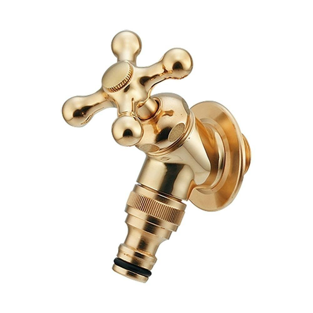 ガーデン用水栓 アンティークゴールド 701-317-13