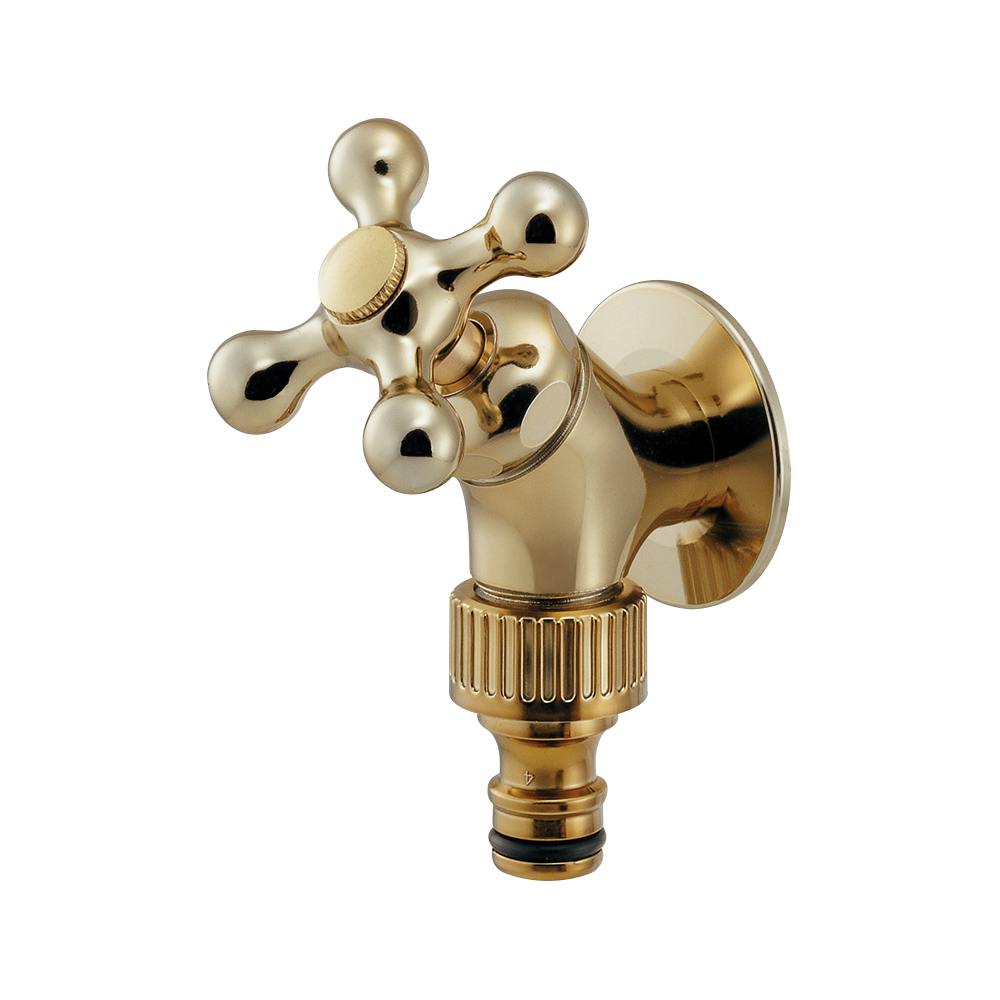 散水栓アンティークゴールド 703-211-AG | 水栓用品 通販