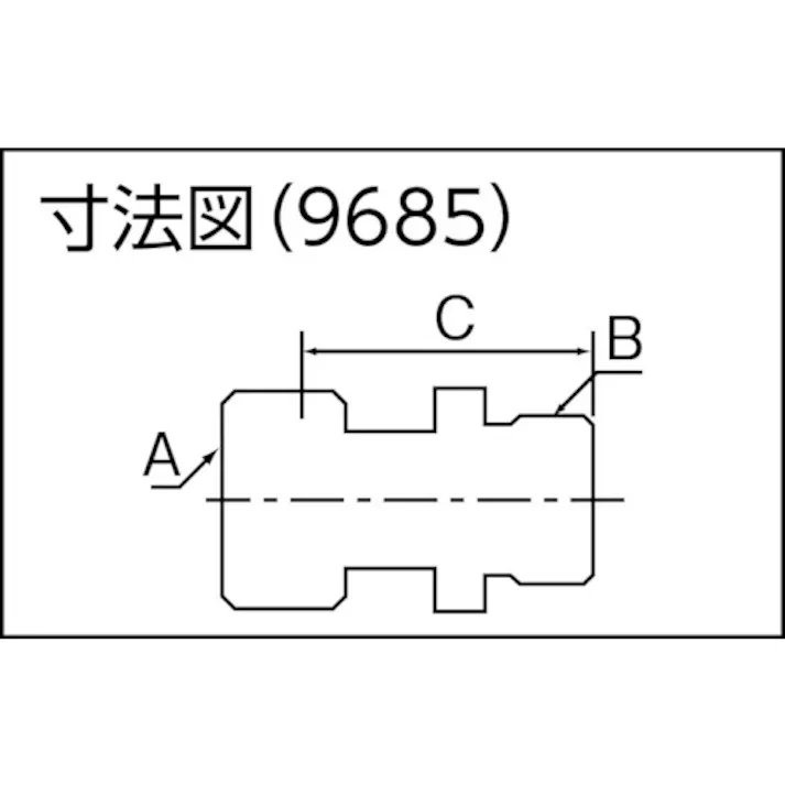 【CAINZ-DASH】カクダイ 片ナットユニオン(13×13) 9685【別送品】