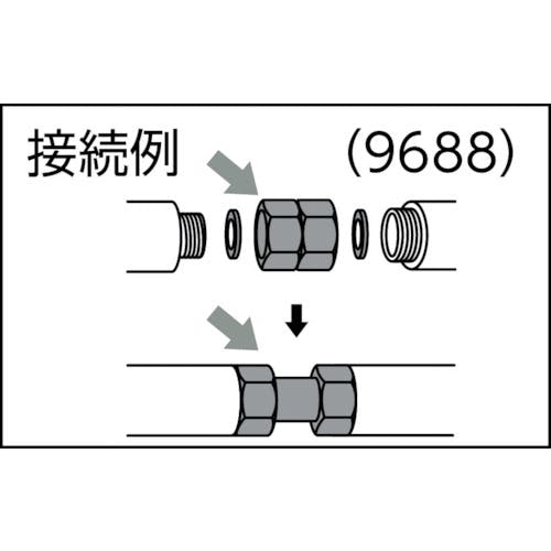 CAINZ-DASH】カクダイ 両ナットユニオン（13×13） 9688