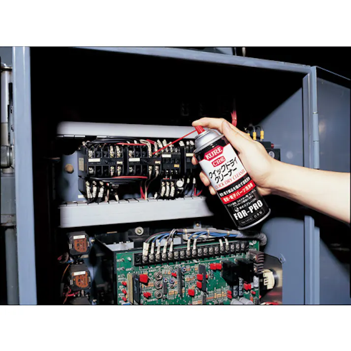 【CAINZ-DASH】呉工業 電気・電子パーツ洗浄剤 クイックドライクリーナー 430ml NO1419【別送品】