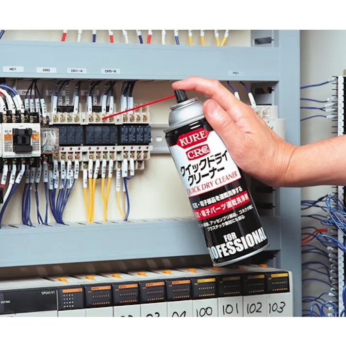 【CAINZ-DASH】呉工業 電気・電子パーツ洗浄剤 クイックドライクリーナー 430ml NO1419【別送品】