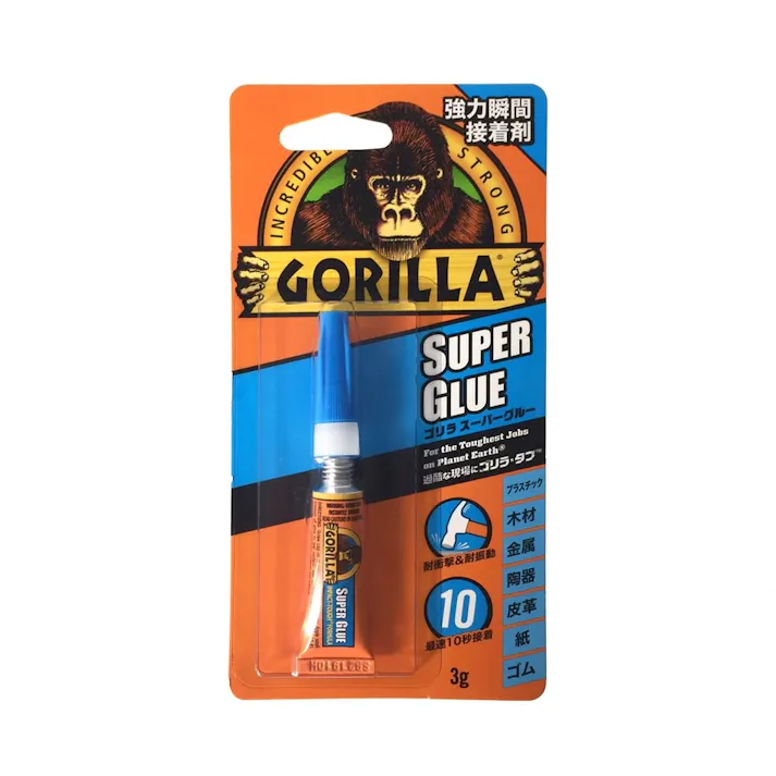呉工業 KURE ゴリラ 強力瞬間接着剤 ゴリラスーパーグルー 3g