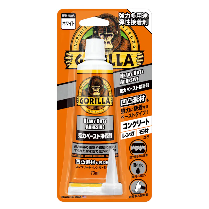 呉工業 KURE ゴリラ 強力多用途弾性接着剤 ゴリラ 強力ペースト接着剤 73ml