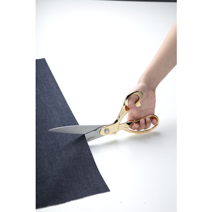 【CAINZ-DASH】グリーンベル ハサミ（繊維向け）　プロ仕様　ステンレス製　布切りはさみ　刃長１３５×全長３００ｍｍ G-5180【別送品】