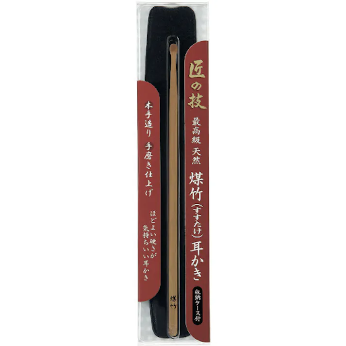 【CAINZ-DASH】グリーンベル 煤竹耳かき(ケース付き) G-2154【別送品】