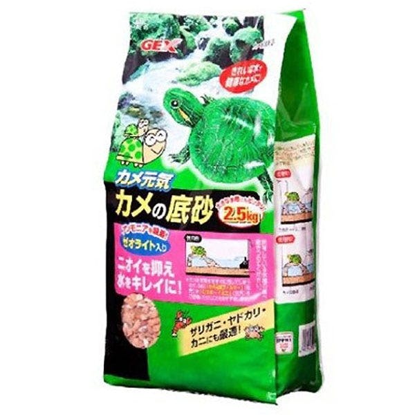 GEX カメの底砂 2.5kg | ペット用品（小動物・鳥・亀・爬虫類