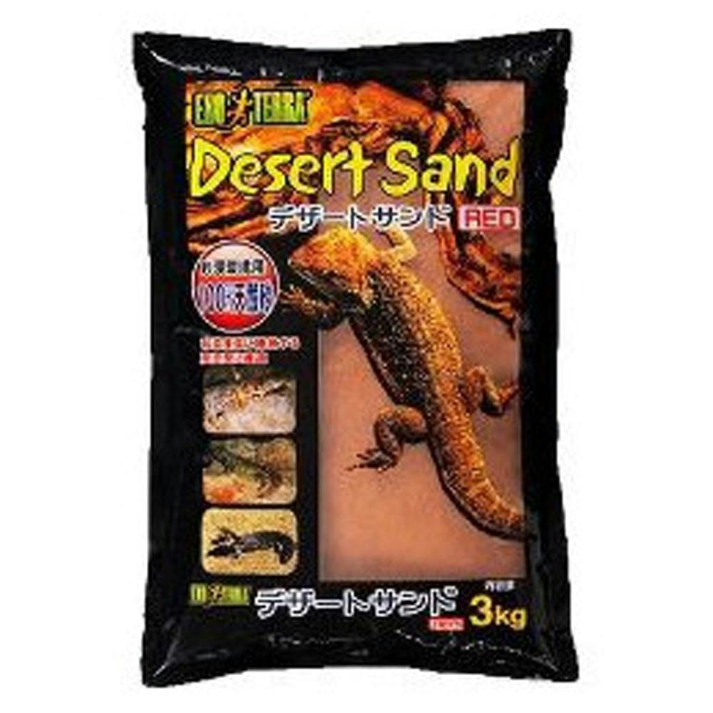 GEX デザートサンド レッド 3KG | ペット用品（小動物・鳥・亀