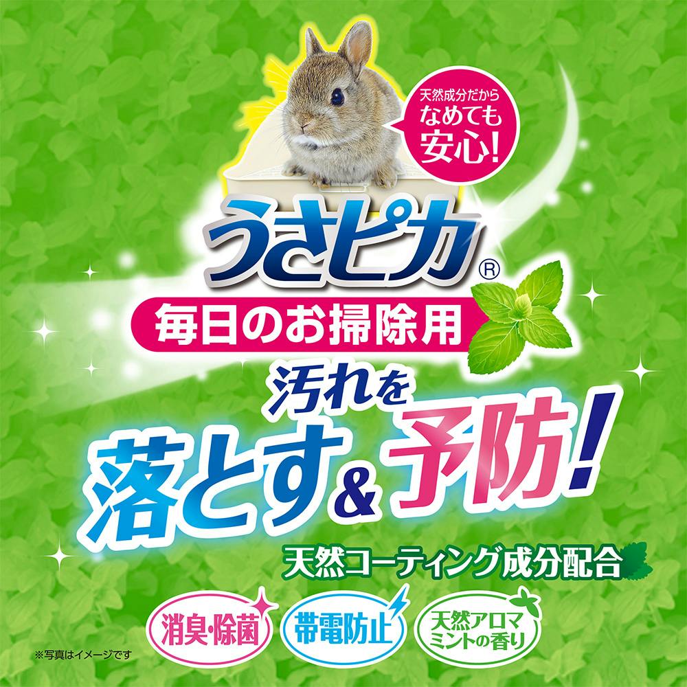 【10袋】うさピカ 毎日のお掃除用 詰替え 280ml GEX うさピカ 毎日のお掃除用詰替 280ml | ペット用品（小動物・鳥・亀