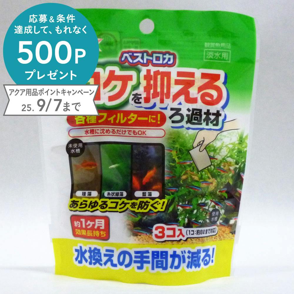 GEX ベストロカ コケを抑える20g×3 水質調整用品 GEX ベストロカ コケを抑える20g×3 水質調整用品