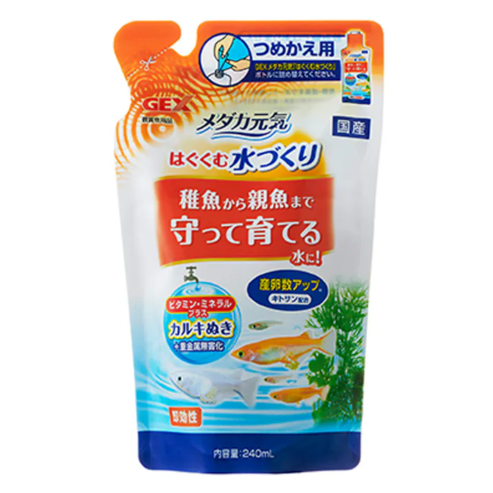 ジェックス メダカ元気はぐくむ水づくり詰替え用