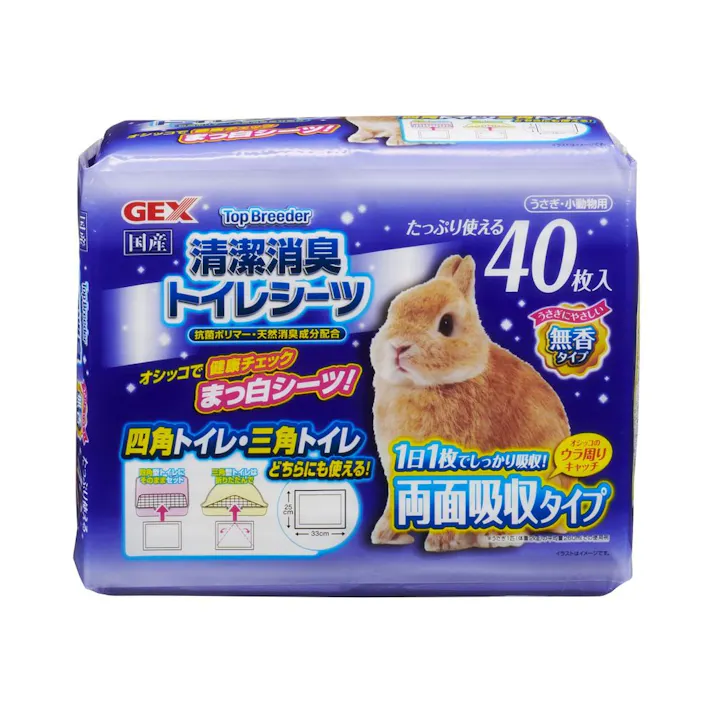 ジェックス 清潔消臭トイレシーツ 40枚入