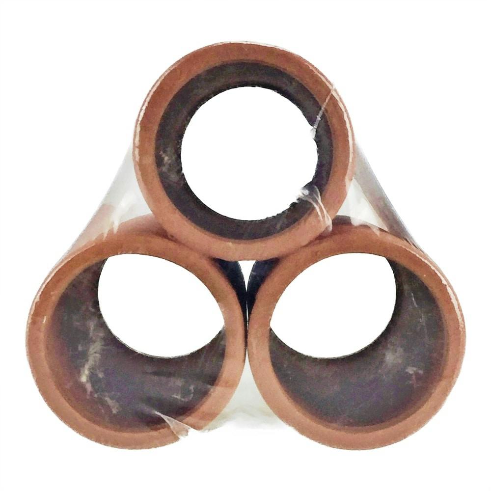 癒し水景 素焼きの隠れ家 丸土管 ミニ3連 | 水中生物用品・水槽用品