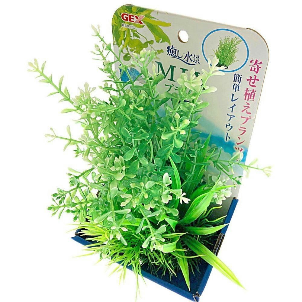 GEX 癒し水景 MIXプランツ L パール | 水中生物用品・水槽用品
