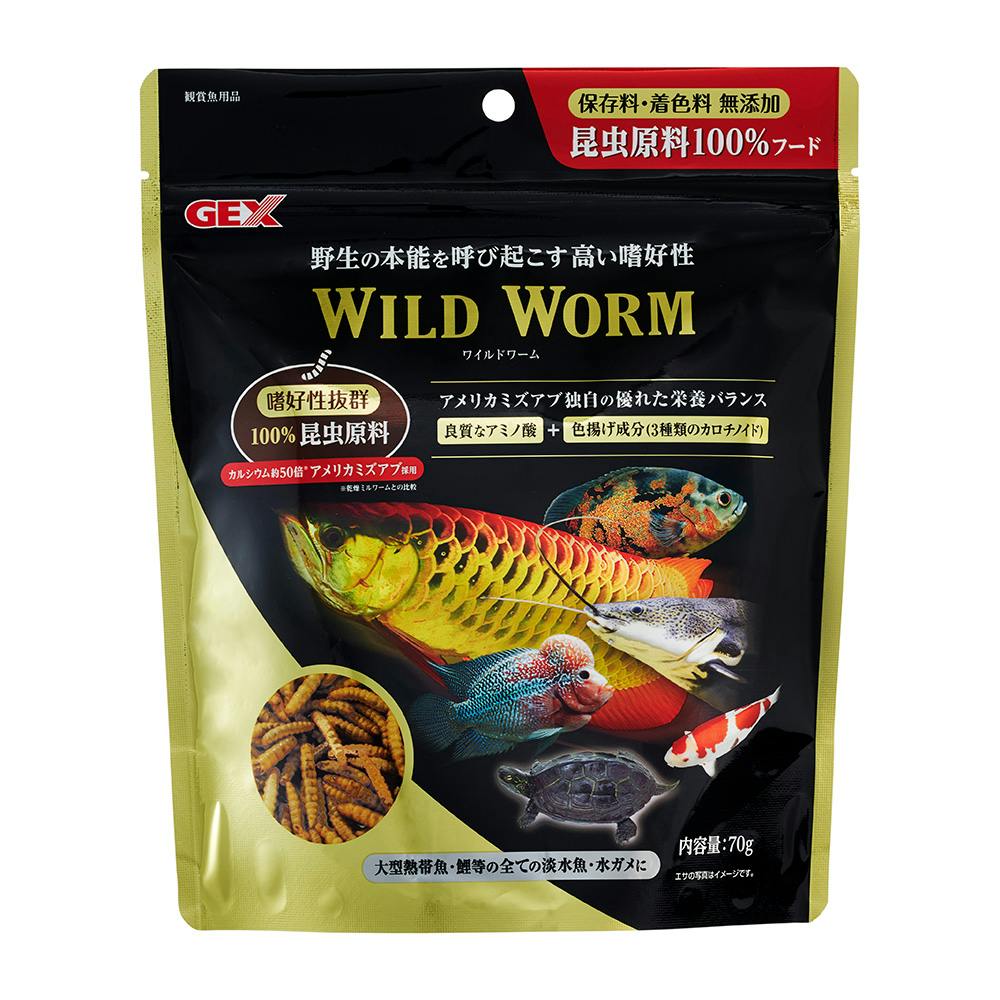 ワイルドワーム 乾燥幼虫 70g