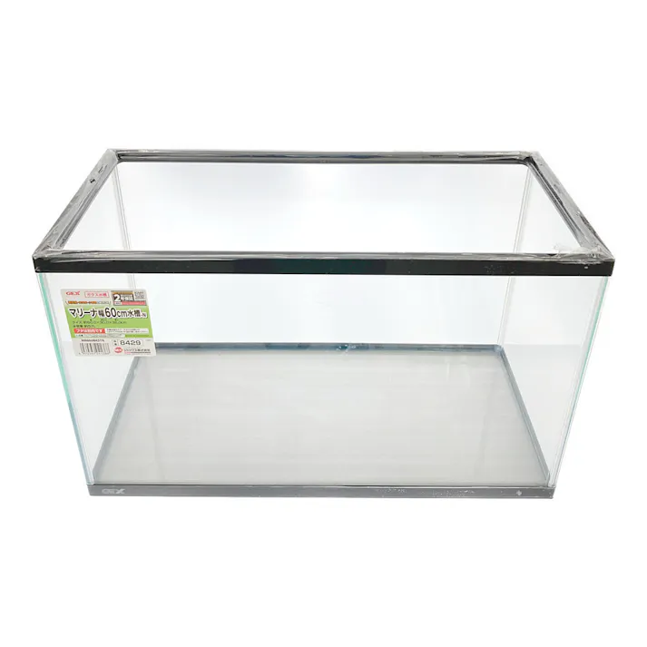 GEX マリーナ幅60cm水槽-N MR600BKST-N 約幅60×奥行30×高さ36cm 約57L