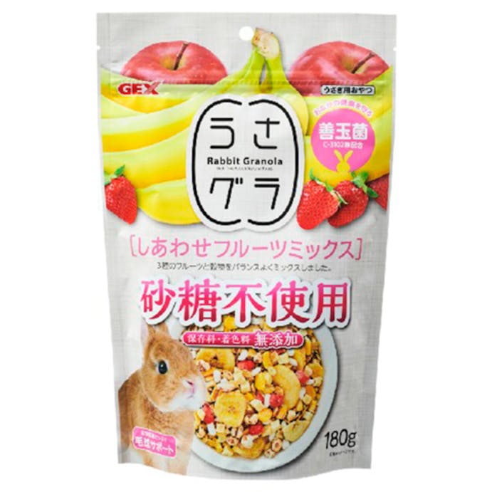 GEX うさグラ しあわせフルーツミックス 180g