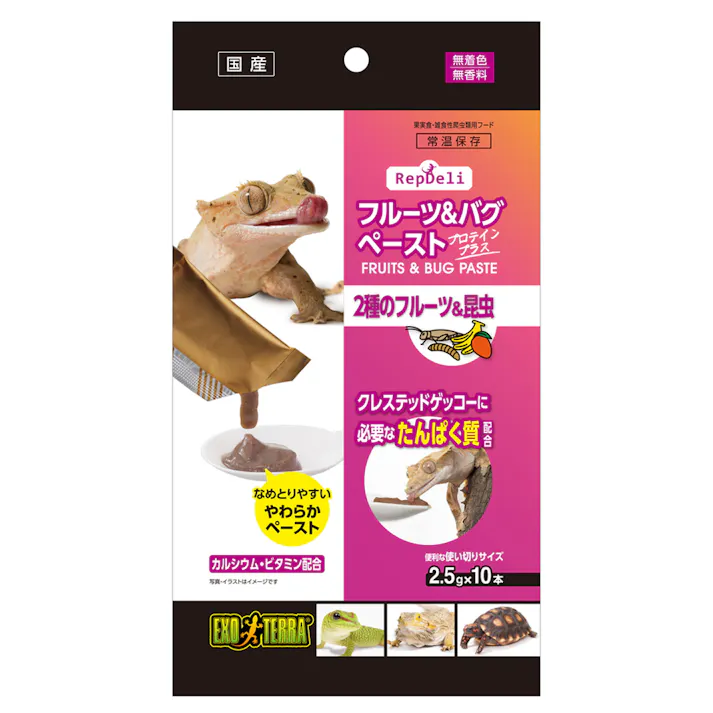 RepDeli フルーツ&バグペースト プロテイン 2.5g×10本