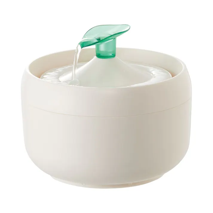 GEX ピュアクリスタル 猫用フィルター式給水器 ニャーロ 1L オフホワイト