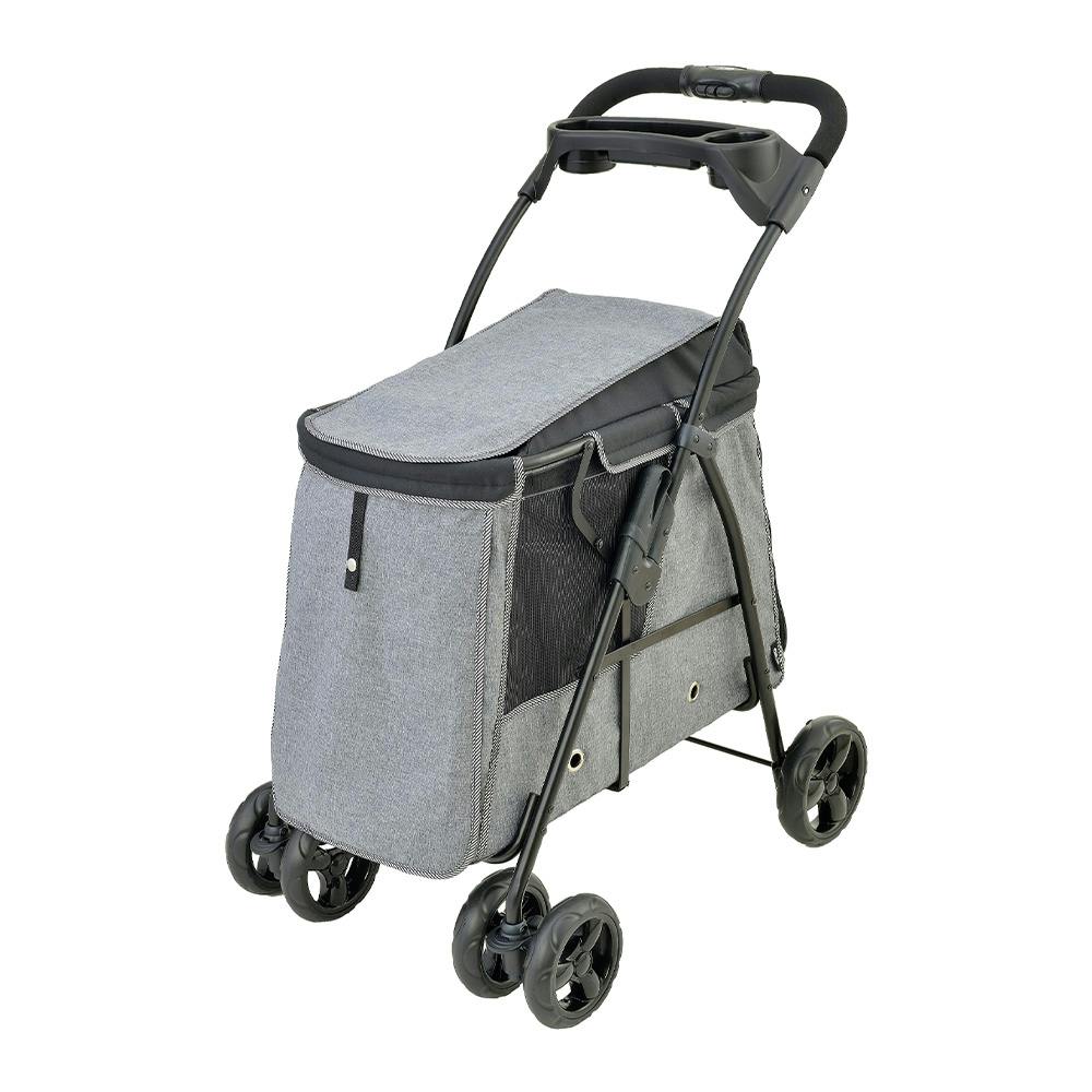わんわんカート中型犬用ライトグレー | ペット用品（犬） 通販