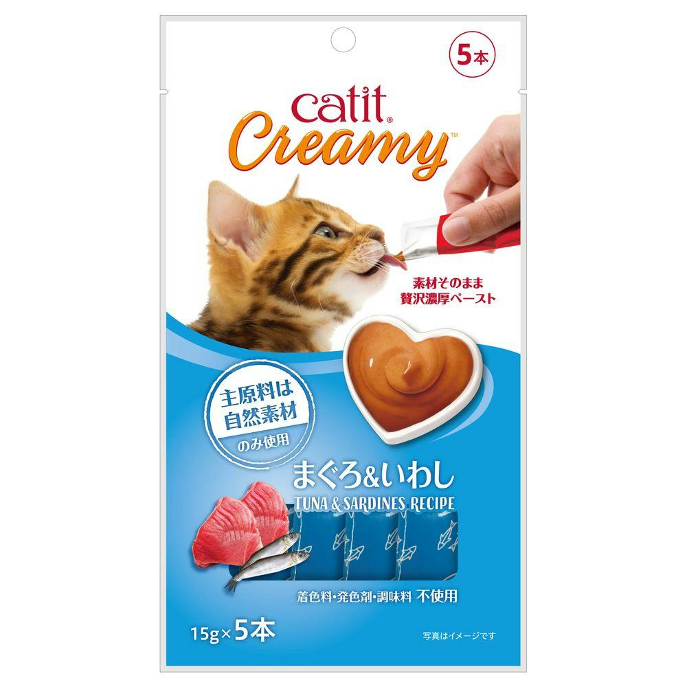 Catit Creamy まぐろ＆いわし 5本入