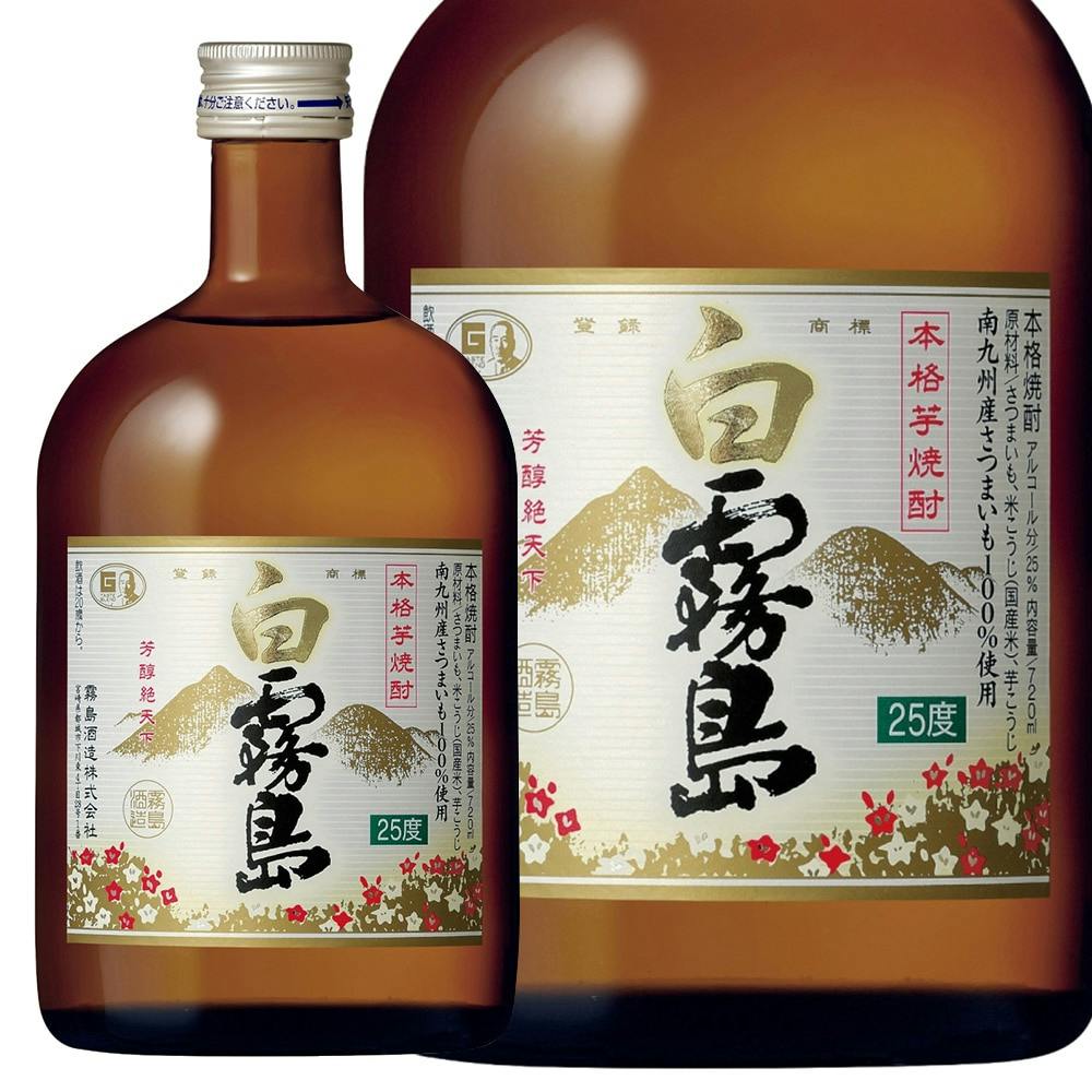 白霧島 芋 25度 720ml【別送品】(販売終了) | 酒・リカー 通販 | ホームセンターのカインズ