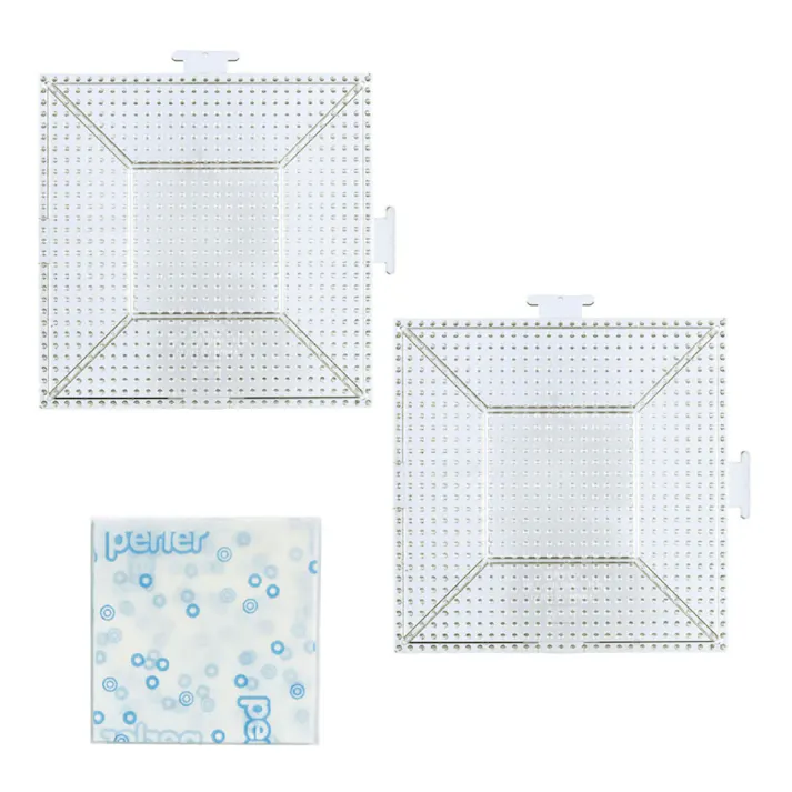 パーラービーズ プレートセット L 四角形 透明