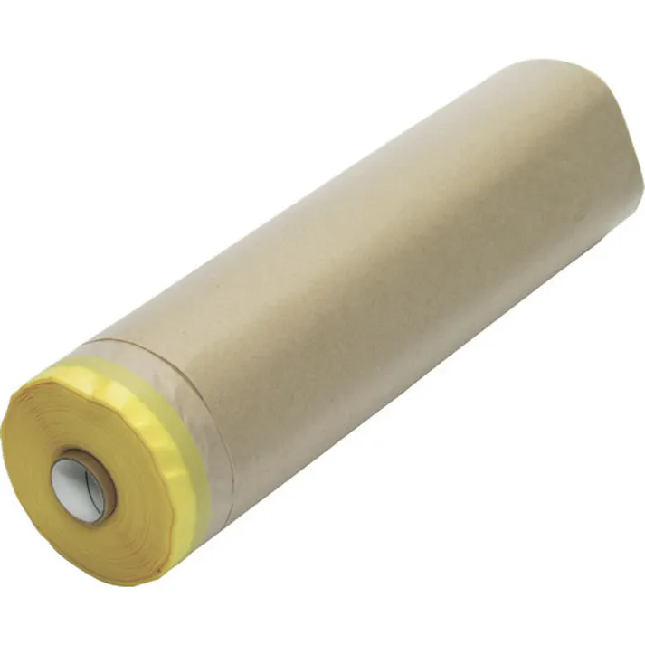 【CAINZ-DASH】インダストリーコーワ ラミネート付きクラフトマスカー 黄 550mm×35m 60112【別送品】
