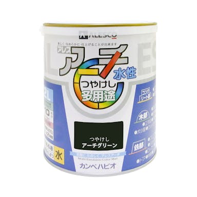 カンペハピオ アレスアーチ 水性 つやけし多用途 つやけしアーチグリーン 2L【別送品】