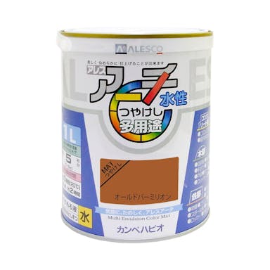 カンペハピオ アレスアーチ 水性 つやけし多用途 MATつやけしオールドバーミリオン 1L【別送品】