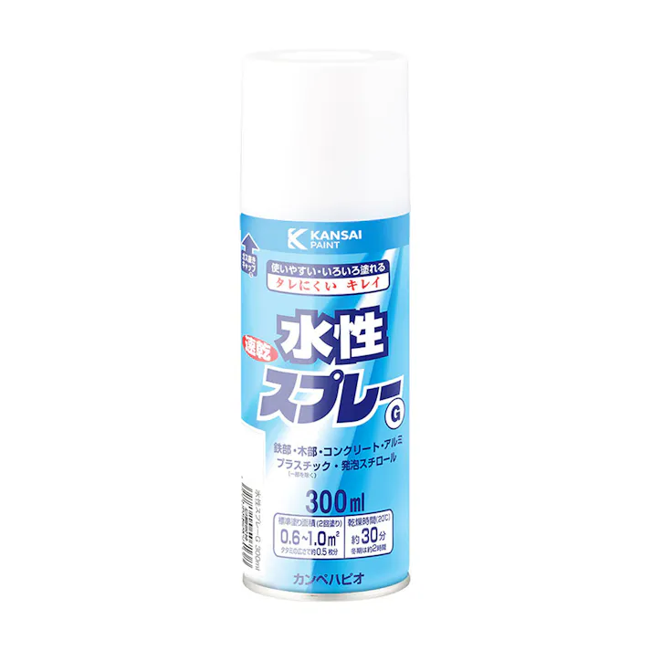 水性スプレーG ホワイト 300ml