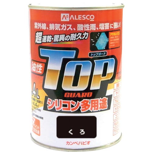 カンペハピオ カンペ 油性トップガード0.4Lくろ 00017640021004 建物用塗料(油性) カンペハピオ カンペ 油性トップガード0.4Lくろ 00017640021004 建物用塗料(油性)