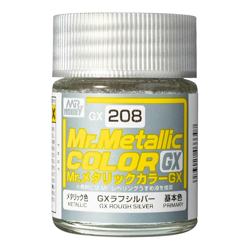 Mr.メタリックカラーGX 10ml ラフシルバー 208 | ペンキ（塗料）・塗装
