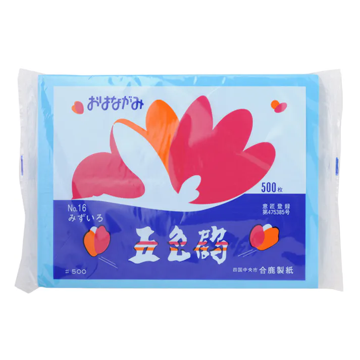 五色鶴 おはながみ みずいろ No.16 500枚