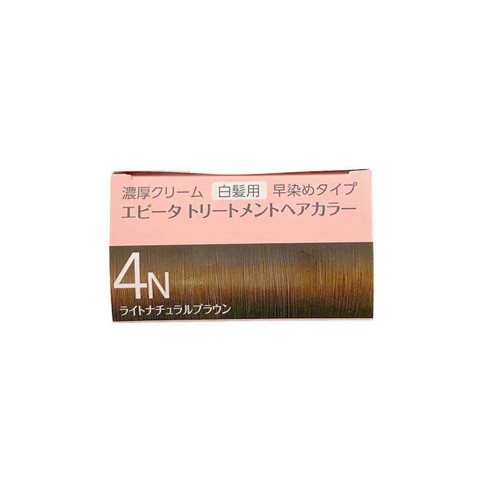 カネボウ エビータ トリートメントヘアカラー 4N
