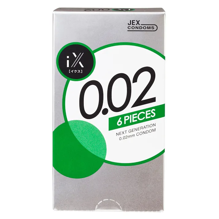 ジェクス イクス 0.02 1000 6ピース