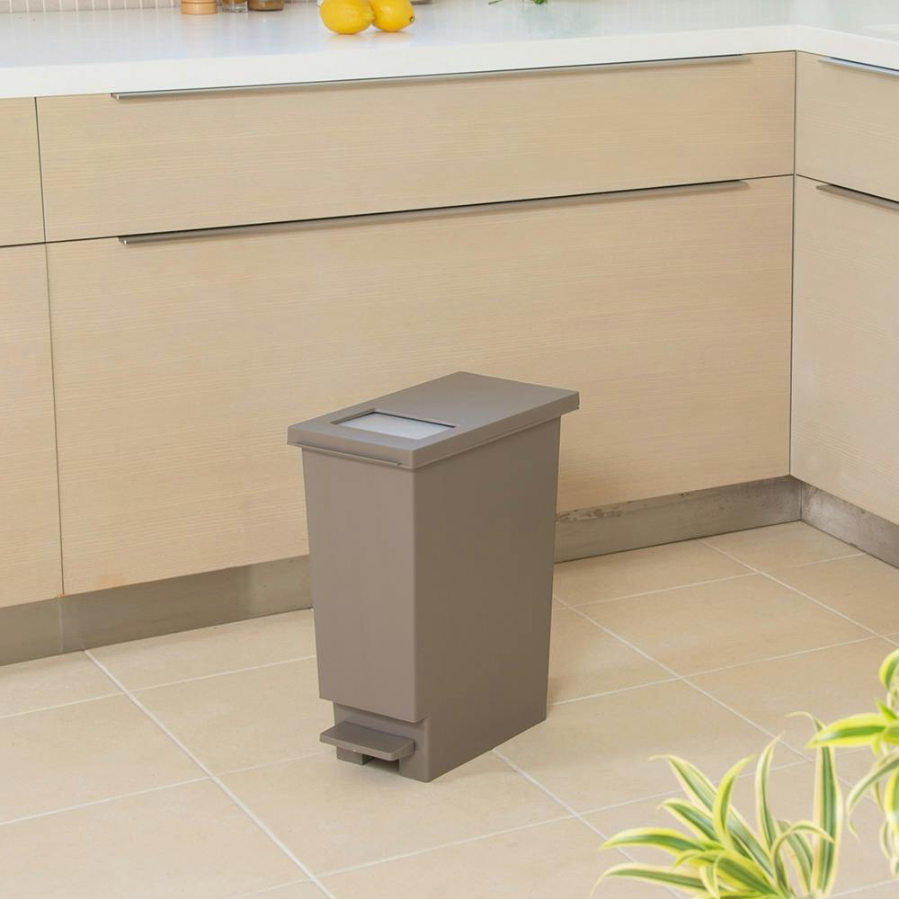 〔6個セット〕 ゴミ箱 ダストボックス 約幅26.5cm 45L ホワイト ユニード プッシュ＆ペダル 45S リビング オフィス 店舗 6個セット〕 ゴミ箱 ダストボックス 約幅26.5cm 45L ブラック ユニード