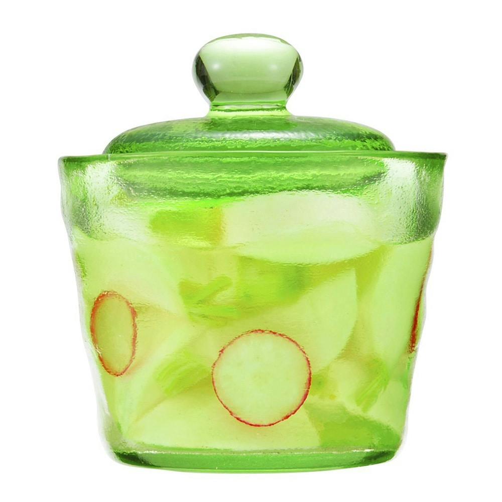 ガラス浅漬けポット小