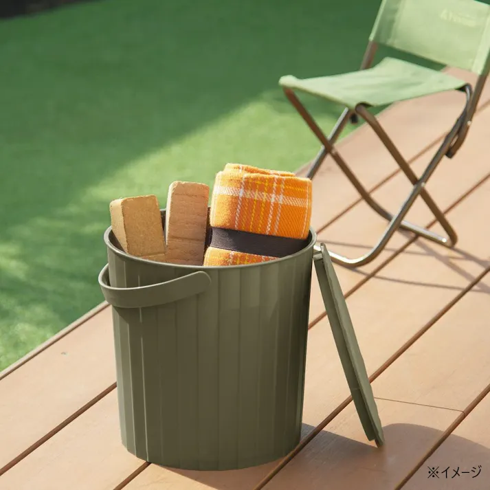 座れるマルチバケット10 カーキグリーン