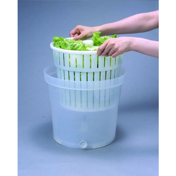 【CAINZ-DASH】新輝合成 抗菌ジャンボ野菜水切り器　１０型 2782【別送品】