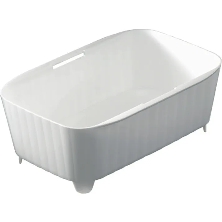 【CAINZ-DASH】新輝合成 樹脂ボール シンクシンクウオッシュタブ34型 ホワイト 03009【別送品】