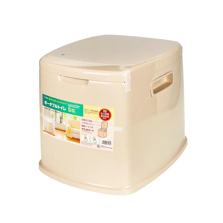 トンボ ポータブルトイレ S型 ベージュ